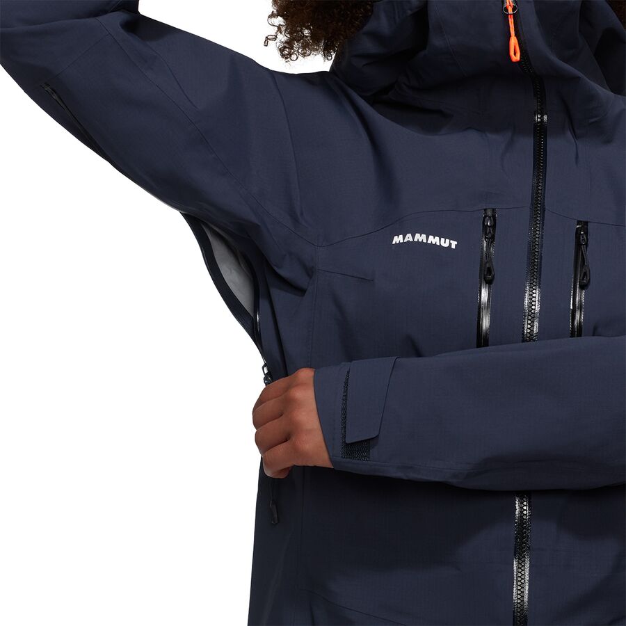 Mammut Taiss HS Hooded Jacket - Women's Marine/Black