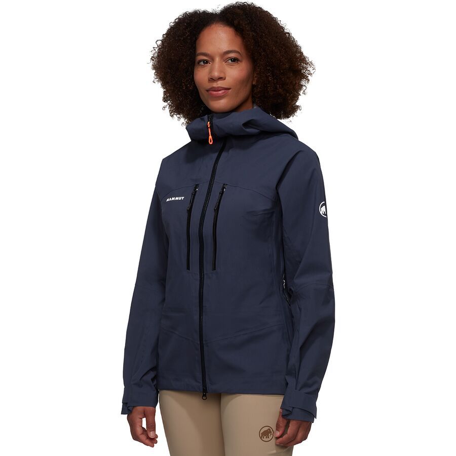 Mammut Taiss HS Hooded Jacket - Women's Marine/Black