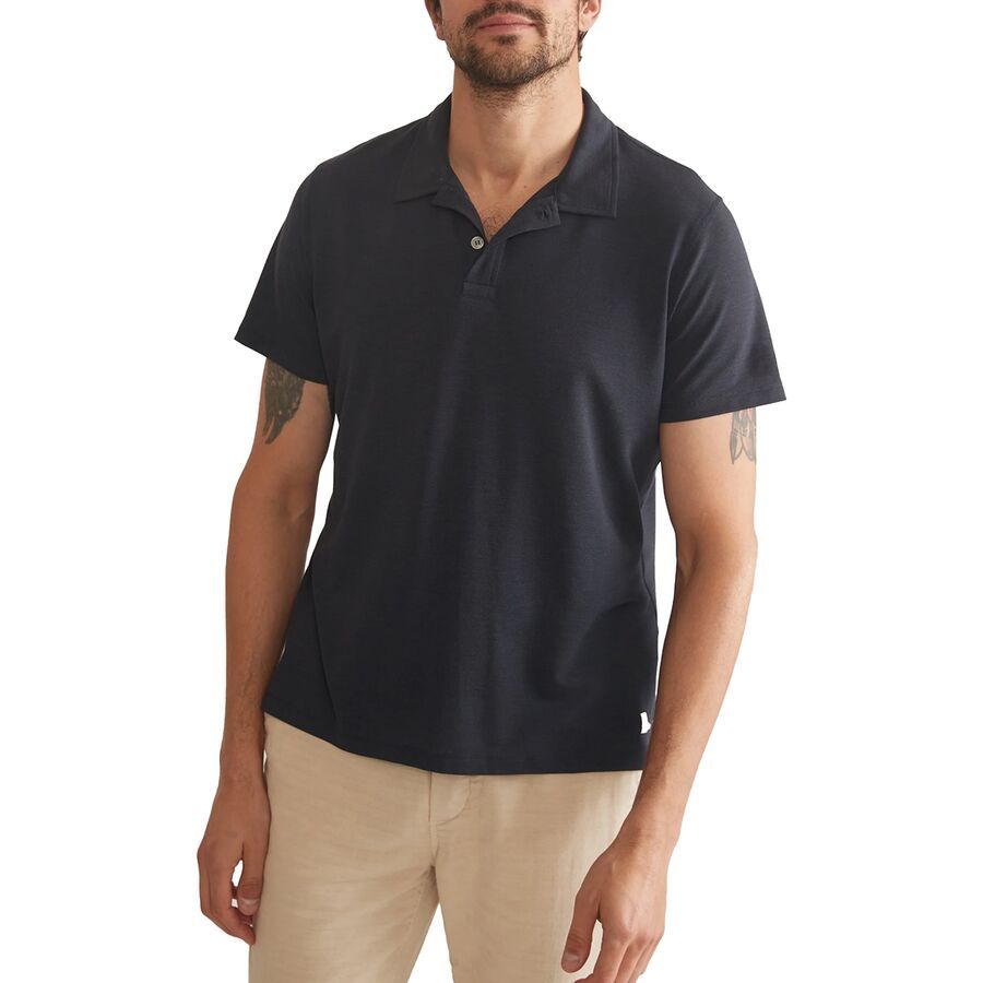 Marine Layer Air Polo Shirt - Men's Sky Captain