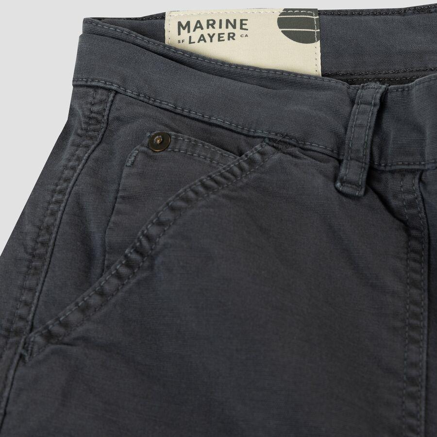 Marine Layer Relaxed Canvas Utility Pant - Men's Faded Black