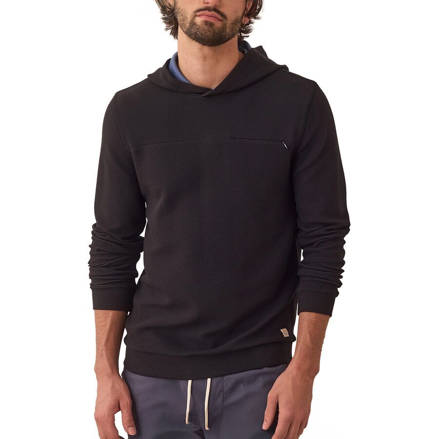 Marine Layer Sport Waffle Hoodie - Men's Moonless Night