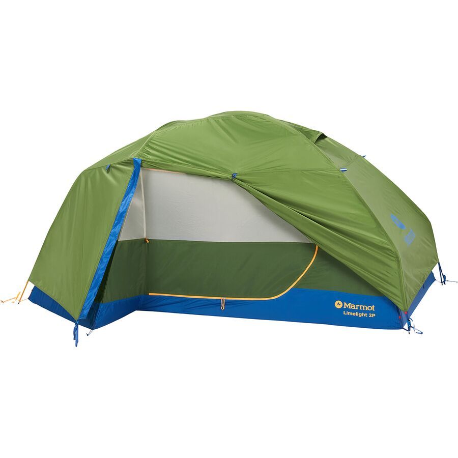 Marmot Limelight Tent: 2-Person 3-Season Foliage/Dark Azure