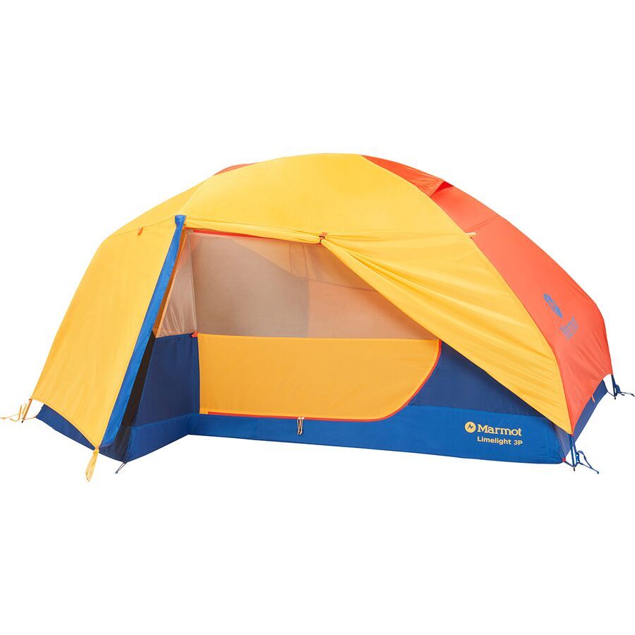 Marmot Limelight Tent: 3-Person 3-Season Solar/Red Sun