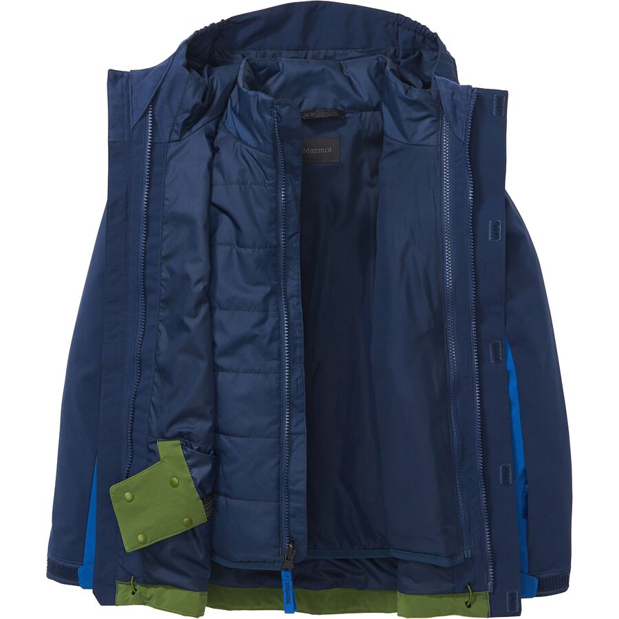 Marmot Precip Component 3-in-1 Jacket - Kids' Arctic Navy/Dark Azure