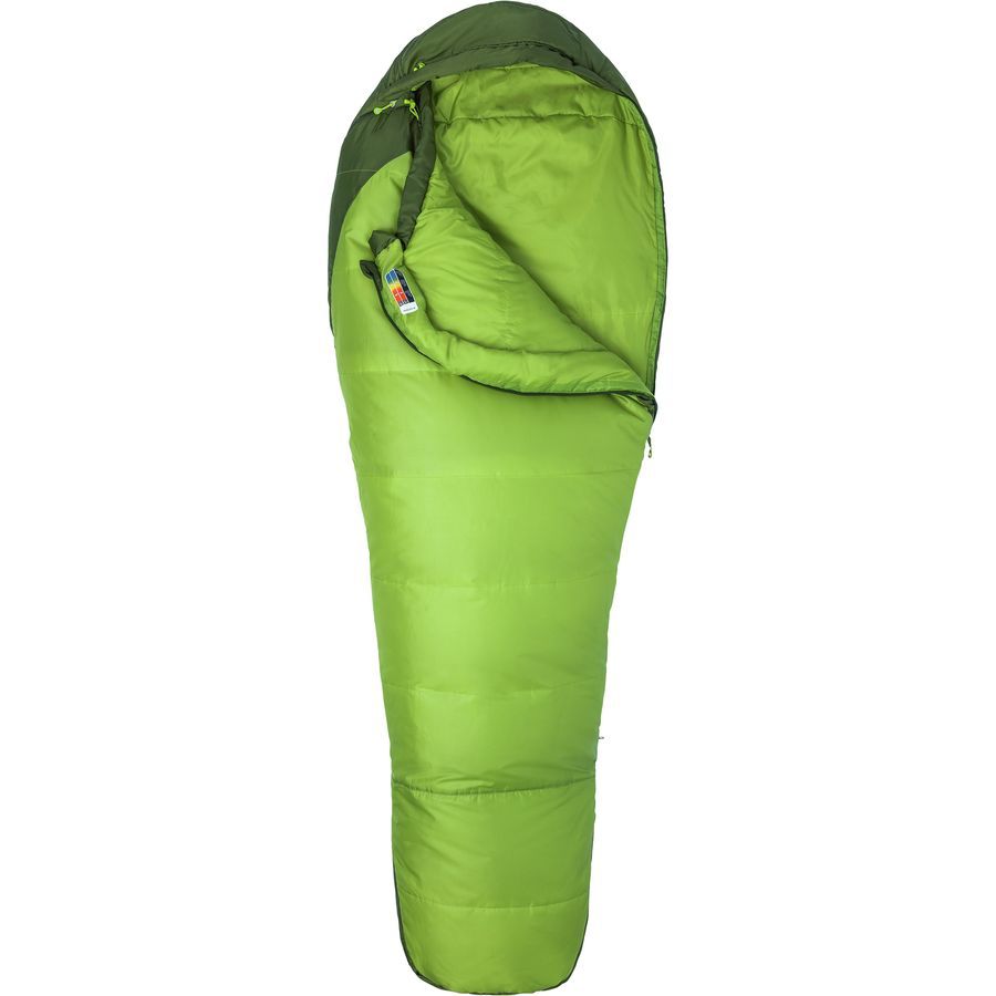 Marmot Trestles 30 Sleeping Bag: 30F Synthetic Green Lichen/Greenland