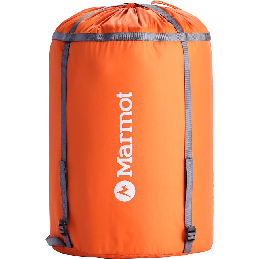 Marmot Trestles Elite Eco 0 Sleeping Bag: 0F Synthetic Tangelo/Steel Onyx
