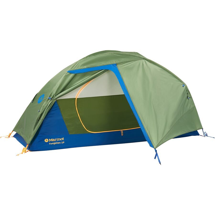 Marmot Tungsten Tent: 1-Person 3-Season Foliage/Dark Azure