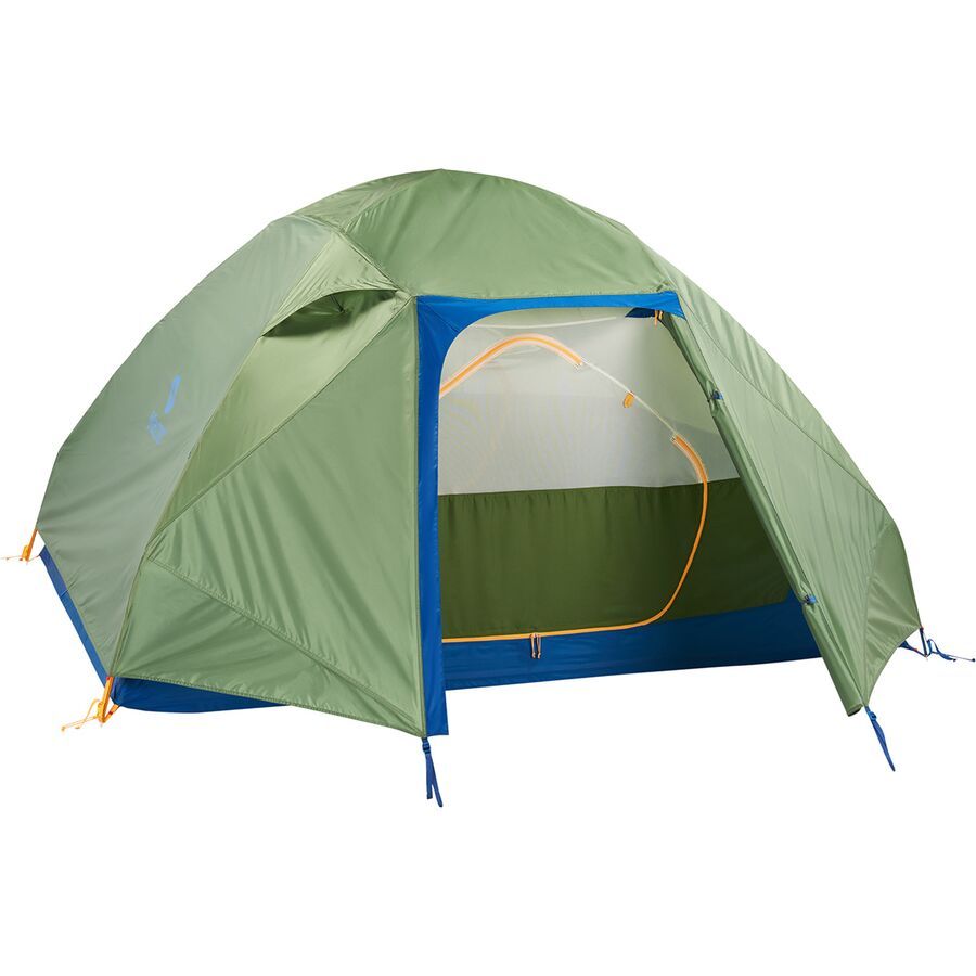 Marmot Tungsten Tent: 4-Person 3-Season Foliage/Dark Azure