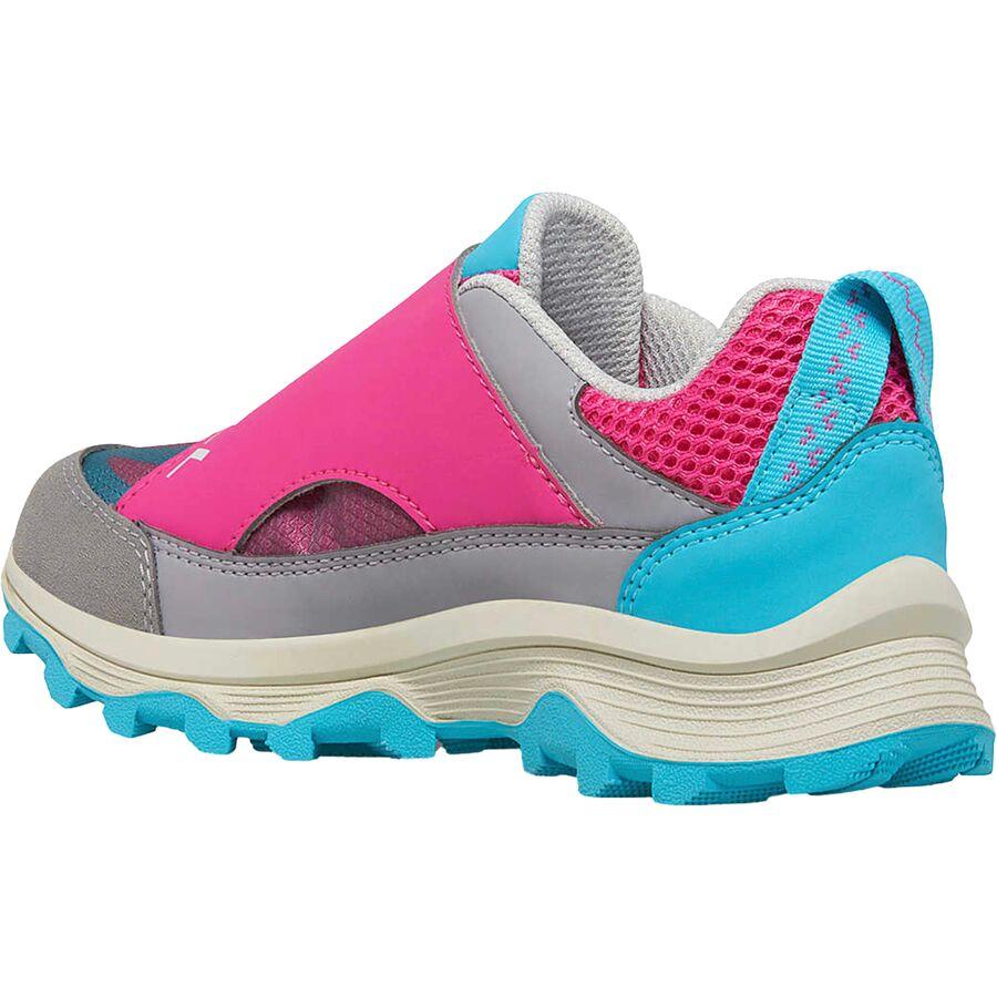 Merrell Moab Speed Low ZT Waterproof Hiking Shoe - Girls' Grey/Turq/Berry