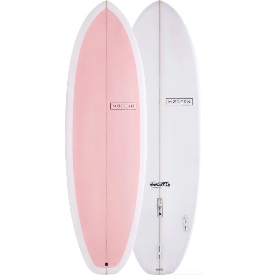 Modern Surfboards Highline 2.0 PU Surfboard Candy Pink