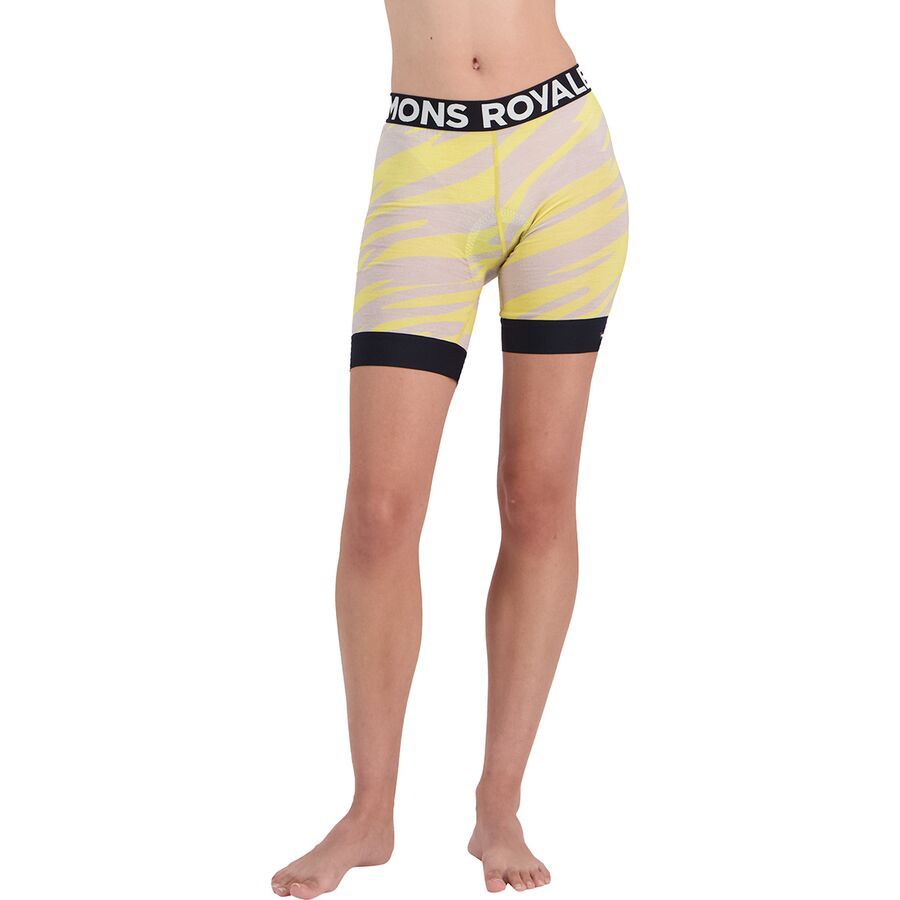 Mons Royale Enduro Bike Short Liner - Women's Limelight Camo
