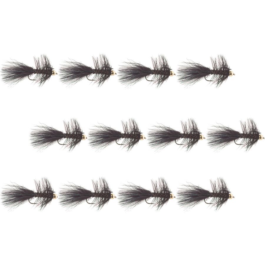 Montana Fly Company Bh Woolly Bugger - 12-Pack Black