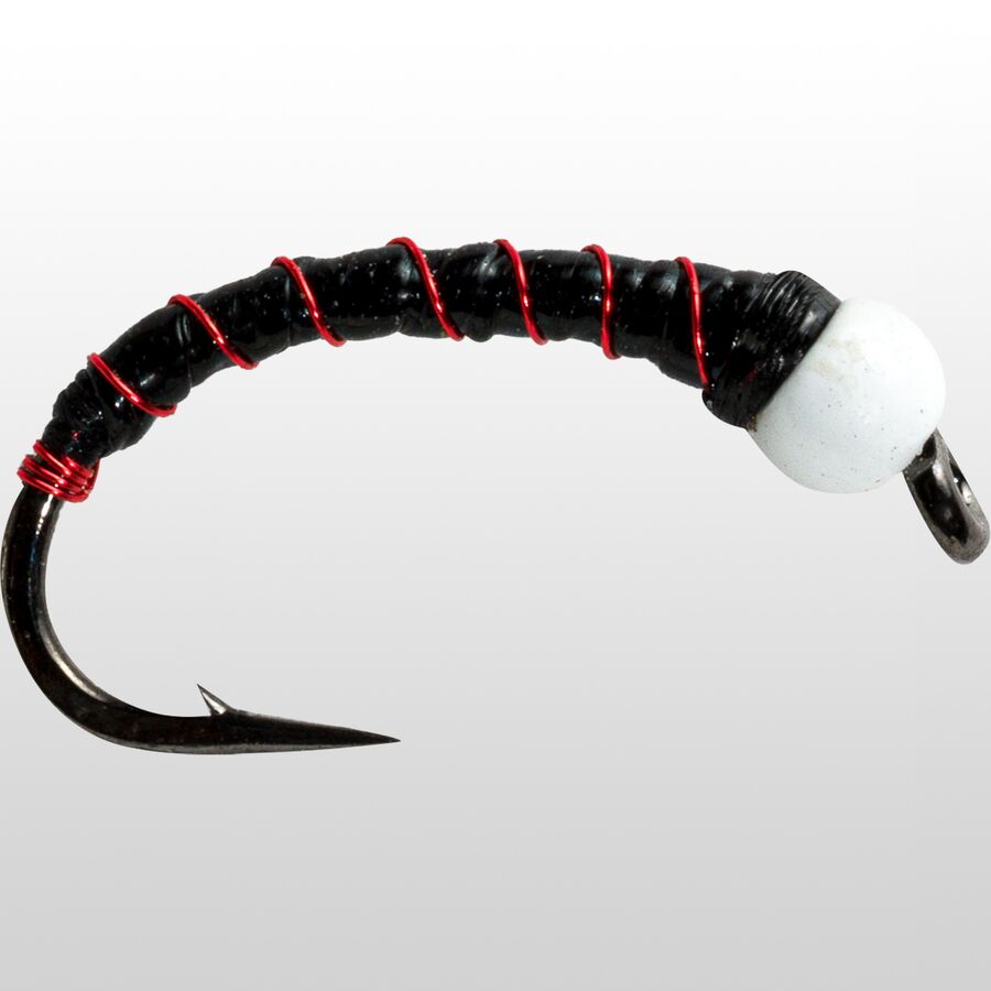 Montana Fly Company Chan's Chironomid Pupa - 12-Pack Black/Red