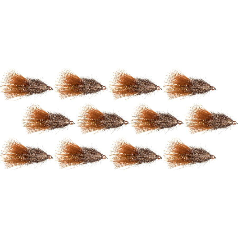 Montana Fly Company Coffee's Sparkle Minnow - 12 Pack Crawfish Brown