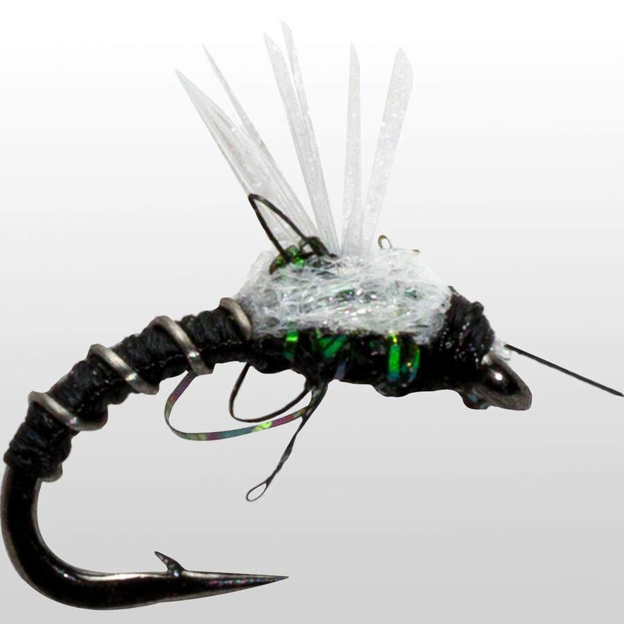 Montana Fly Company Duane's Butt Crack Midge - 12-Pack Black