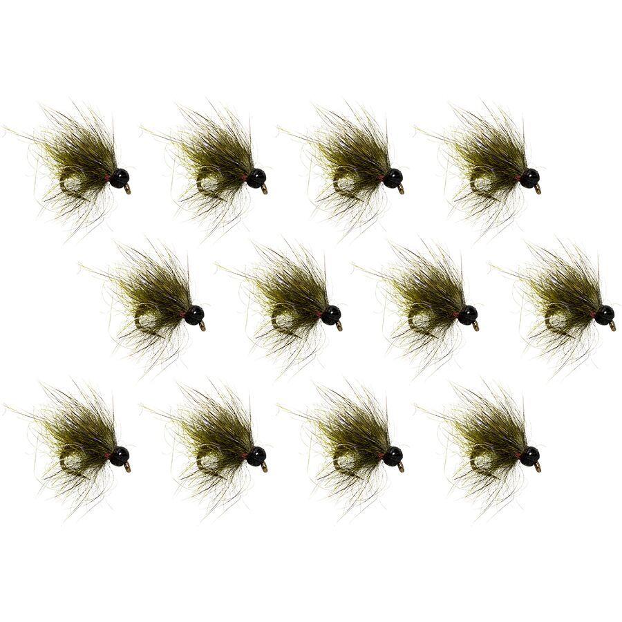 Montana Fly Company Galloup's BH UV Caddis Pupa- 12-Pack Olive
