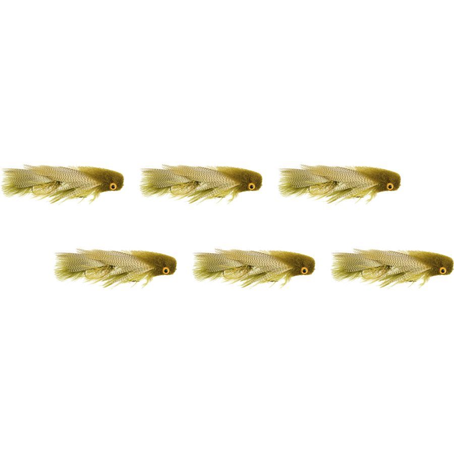Montana Fly Company Galloup's Boogieman - 6 Pack Olive
