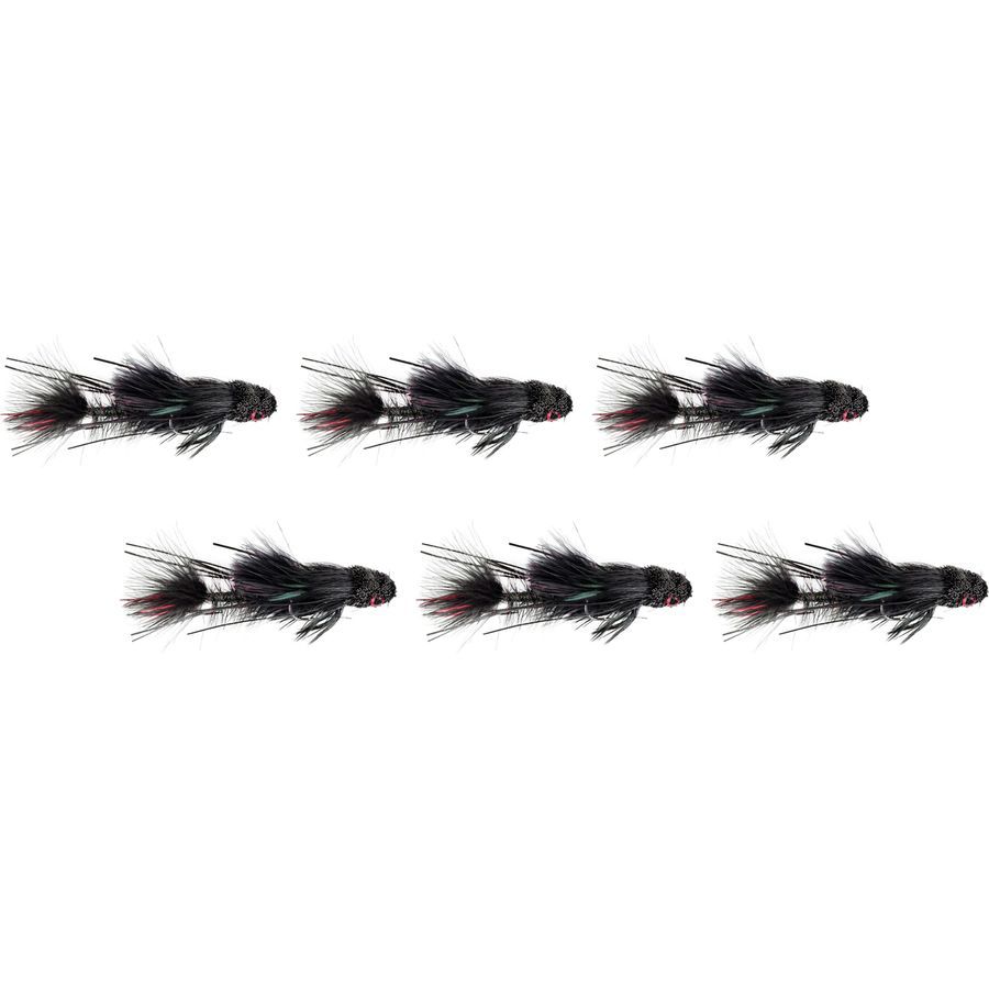 Montana Fly Company Galloup's Dungeon - 6 Pack Black