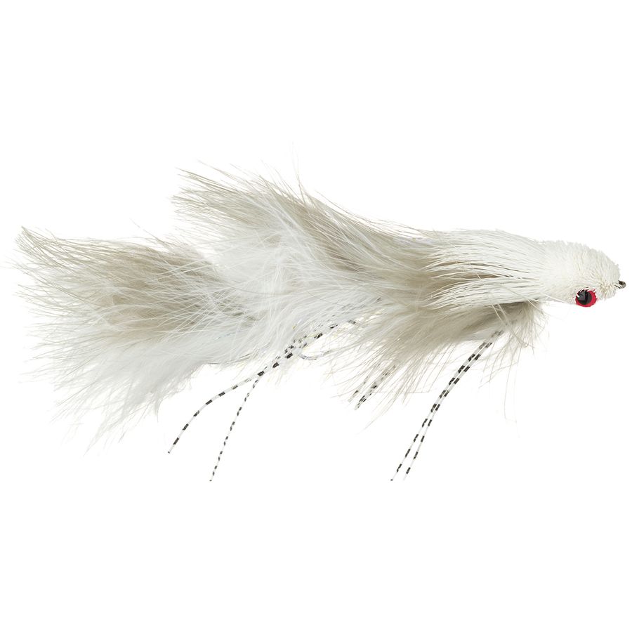 Montana Fly Company Galloup's Menage A Dungeon - 6 Pack White/Grey
