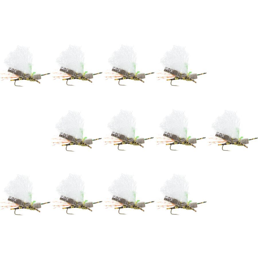 Montana Fly Company Hi-Vis Micro Chubby - 12-Pack Olive