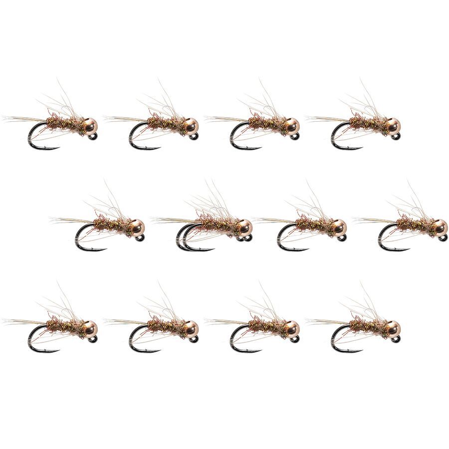 Montana Fly Company Jig Duracell - 12-Pack Copper Top