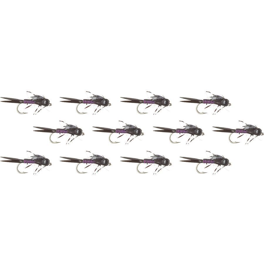 Montana Fly Company Trina's Copper Micro-Stone - 12-Pack Black