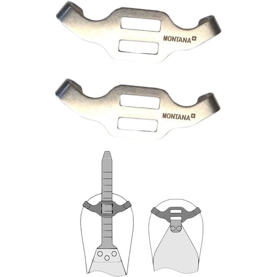 Montana Splitclamp Set + Rubberband / Rivets One Color