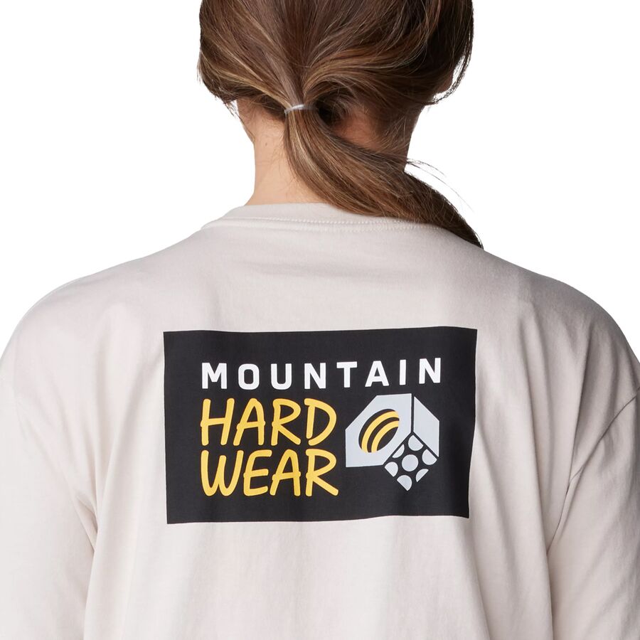 Mountain Hardwear Box Logo Boxy Crop Short-Sleeve Top - Women's Talc