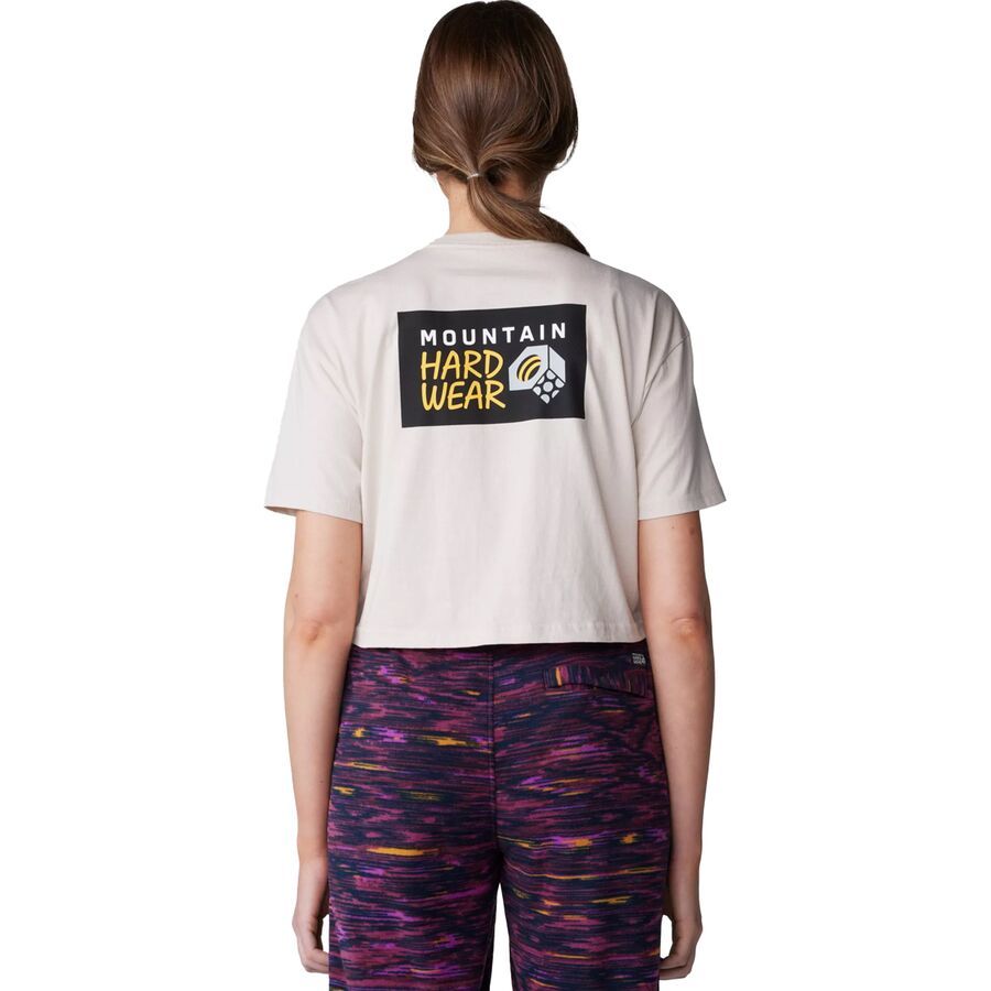 Mountain Hardwear Box Logo Boxy Crop Short-Sleeve Top - Women's Talc