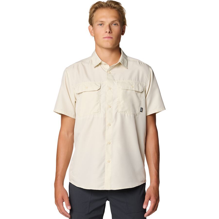 Mountain Hardwear Canyon Short-Sleeve Shirt - Men's Stone