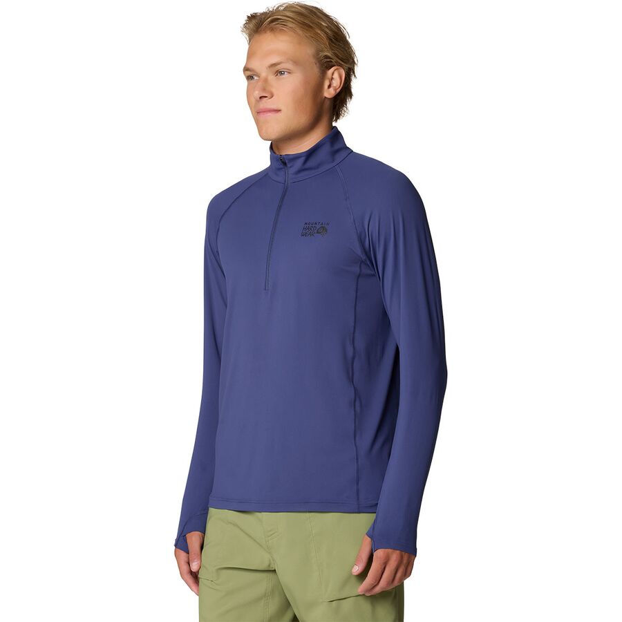 Mountain Hardwear Crater Lake 1/2-Zip Shirt - Men's Lapis Dusk