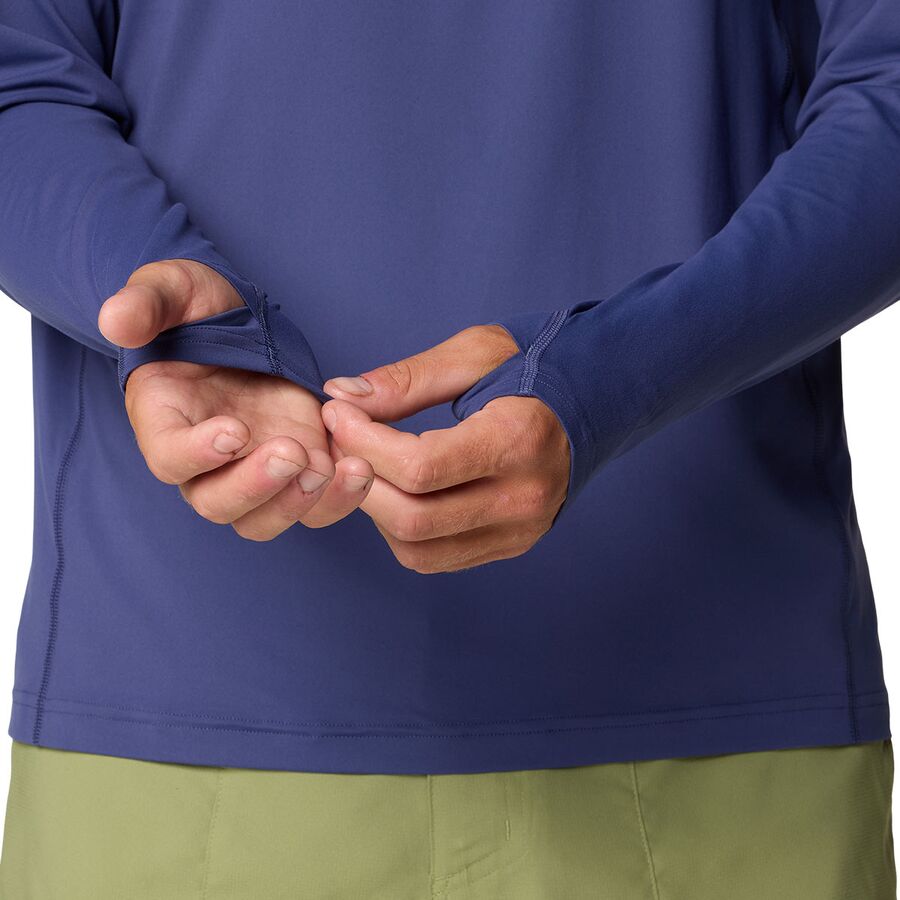 Mountain Hardwear Crater Lake 1/2-Zip Shirt - Men's Lapis Dusk