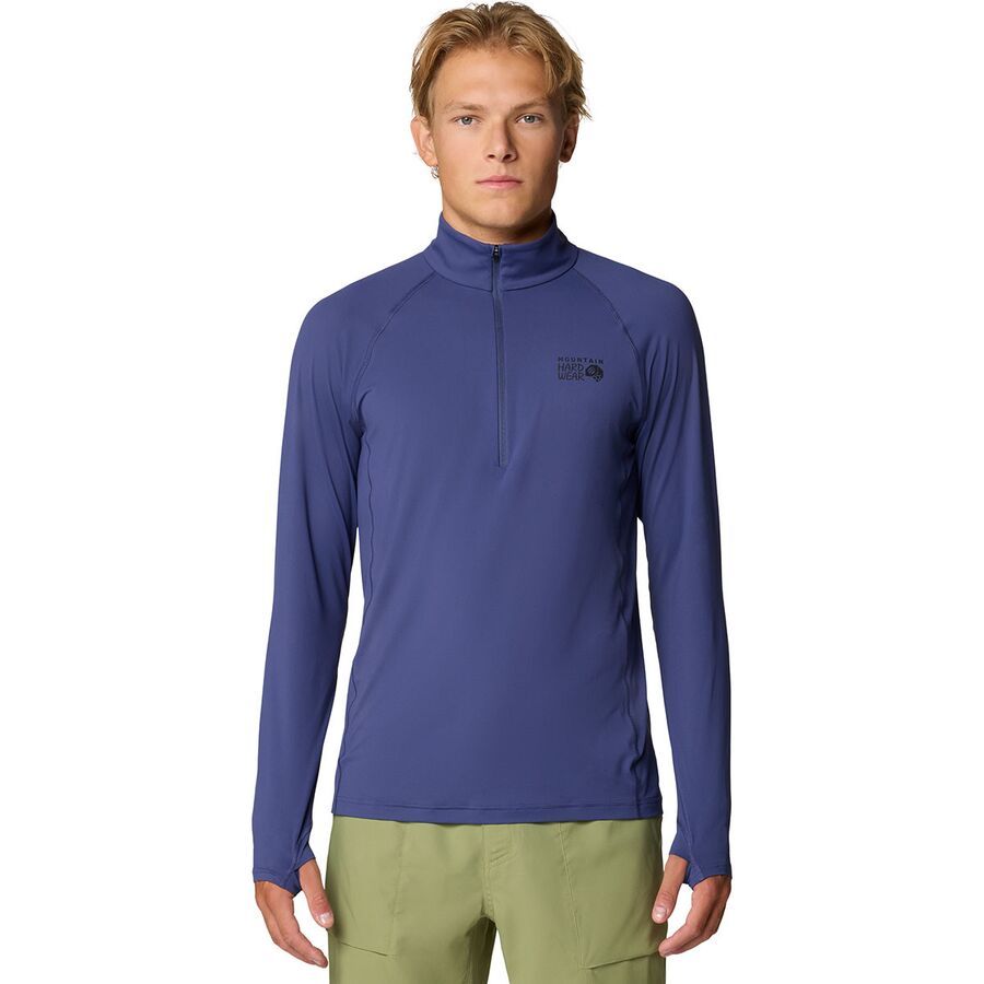 Mountain Hardwear Crater Lake 1/2-Zip Shirt - Men's Lapis Dusk