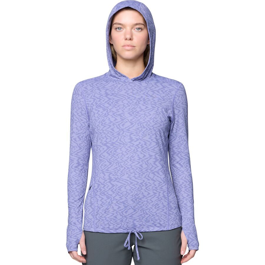 Mountain Hardwear Crater Lake Long-Sleeve Hoodie - Women's Avid Peaks Print