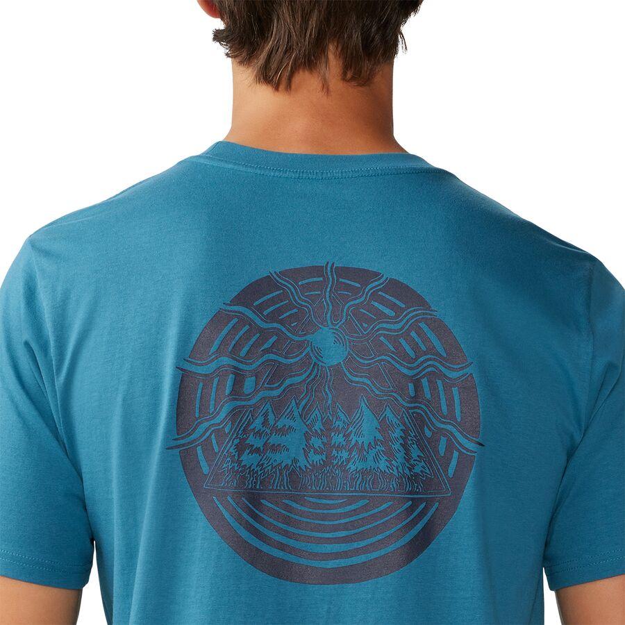 Mountain Hardwear Forest Trip Short-Sleeve T-Shirt - Men's Baltic Blue