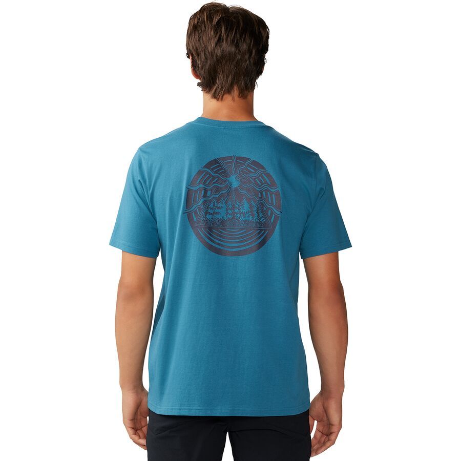 Mountain Hardwear Forest Trip Short-Sleeve T-Shirt - Men's Baltic Blue