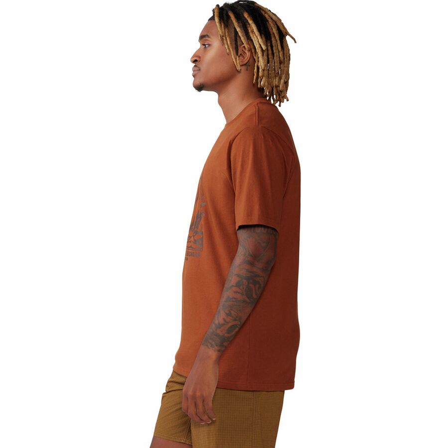 Mountain Hardwear Grizzly Bear Short-Sleeve T-Shirt - Men's Iron Oxide