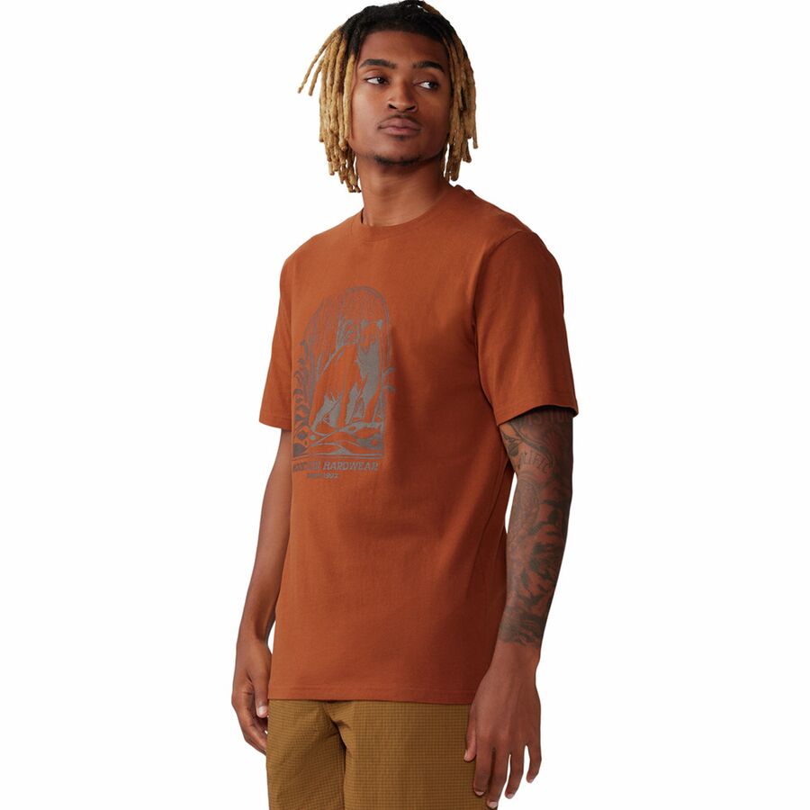 Mountain Hardwear Grizzly Bear Short-Sleeve T-Shirt - Men's Iron Oxide