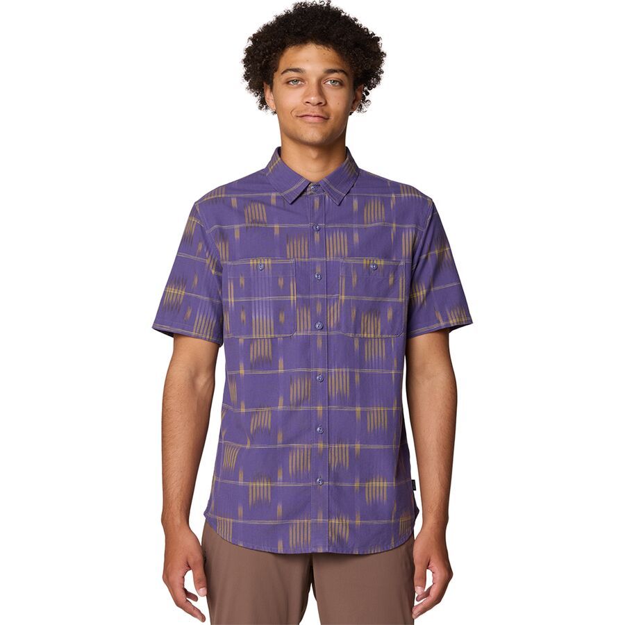 Mountain Hardwear Grove Hide Out Shirt - Men's Allium Ikat Jacquard