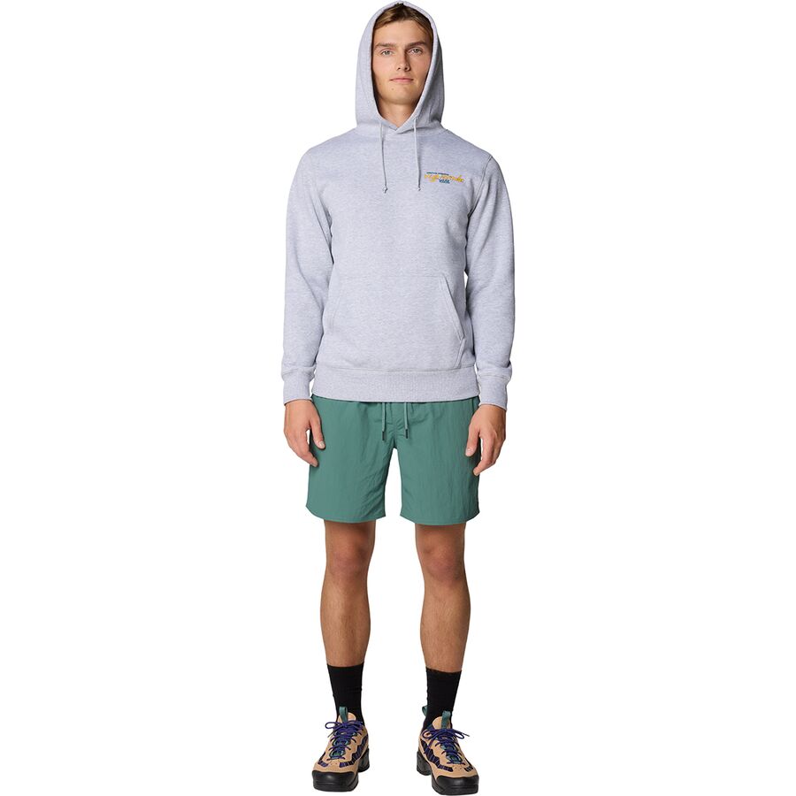 Mountain Hardwear Hardwear Tri-Color Logo Hoodie - Men's Hardwear Grey Heather
