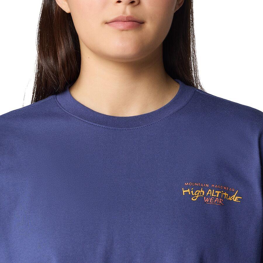 Mountain Hardwear High Altitude Boxy Crop Short-Sleeve Top - Women's Lapis Dusk