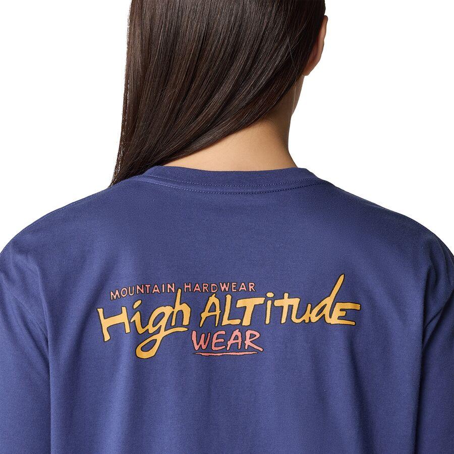 Mountain Hardwear High Altitude Boxy Crop Short-Sleeve Top - Women's Lapis Dusk