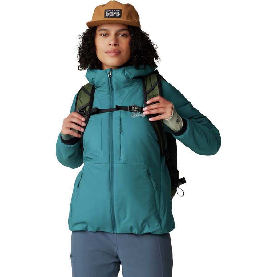 Mountain Hardwear Kor Stasis Hoodie - Women's Jack Pine
