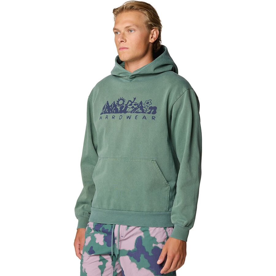 Mountain Hardwear MHW Mountains Collab Hoodie - Men's Blue Pine
