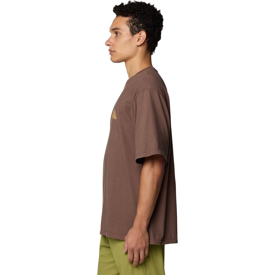 Mountain Hardwear MHW Mountains Collab Short-Sleeve Shirt - Men's Carob
