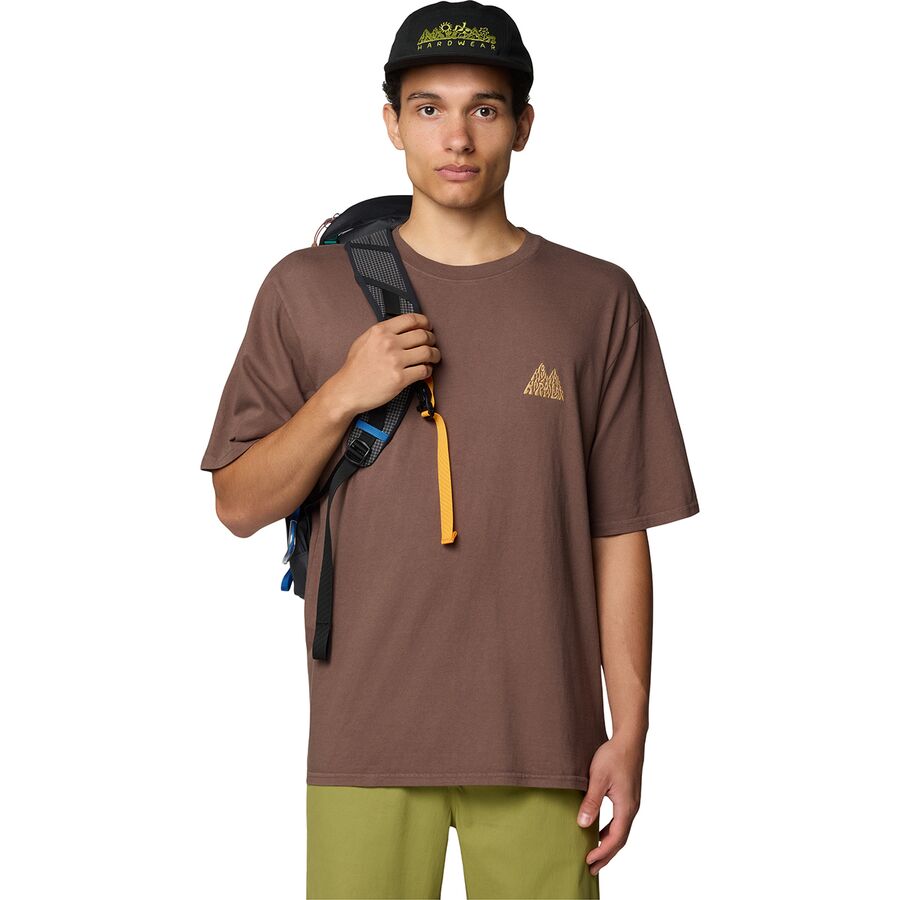 Mountain Hardwear MHW Mountains Collab Short-Sleeve Shirt - Men's Carob