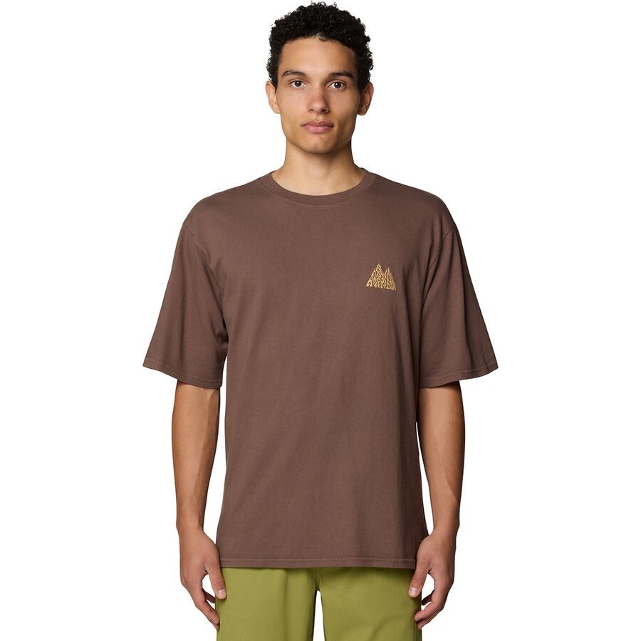 Mountain Hardwear MHW Mountains Collab Short-Sleeve Shirt - Men's Carob