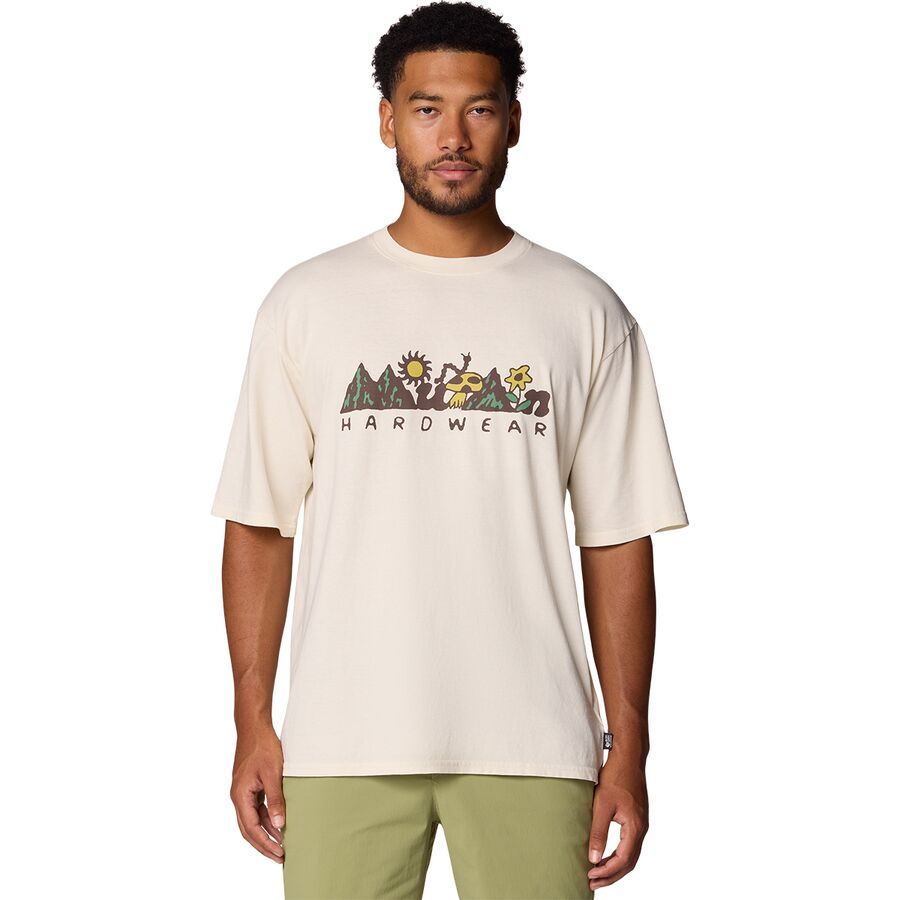 Mountain Hardwear MHW Sun Stash Collab Short-Sleeve Shirt - Men's Stone
