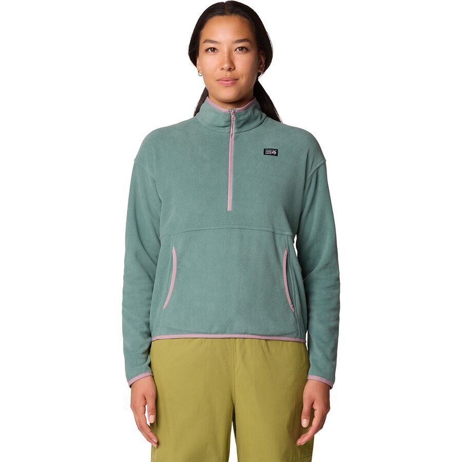 Mountain Hardwear Microchill Pullover - Women's Blue Pine