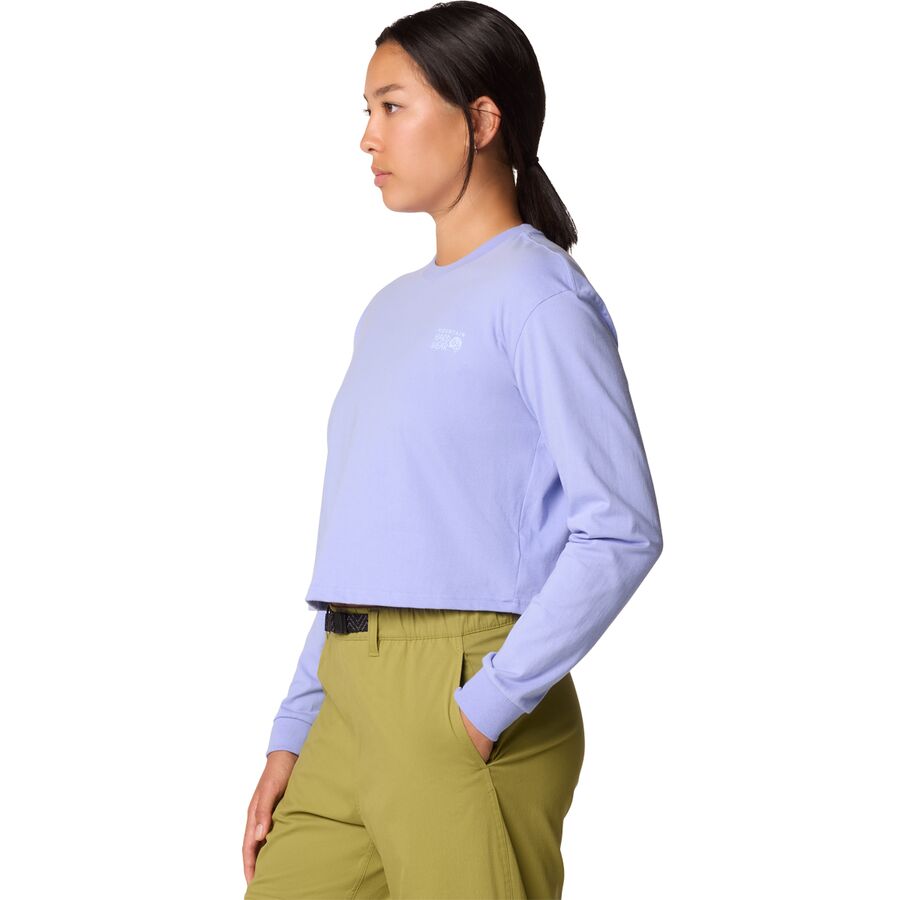 Mountain Hardwear Mountain Sunset Boxy Crop Long-Sleeve Top - Women's Light Illusion